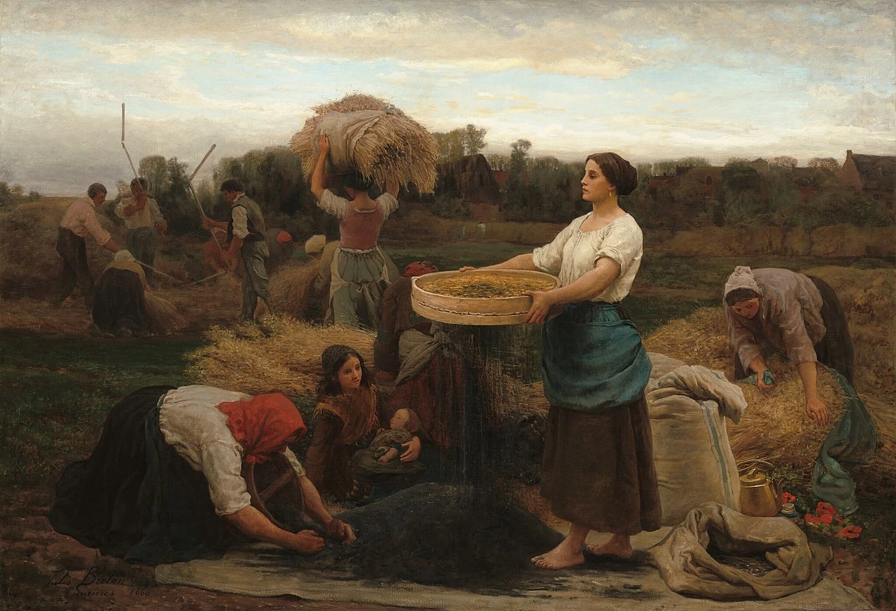 La raccolta di colza, 1860 - Corcoran Collection, National Gallery of Art, Washington